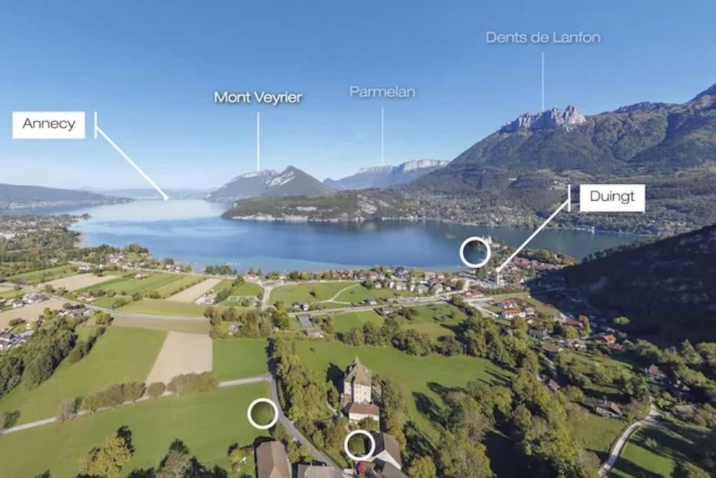 Duplex A 120 M Du Lac D'Annecy Duingt Buitenkant foto